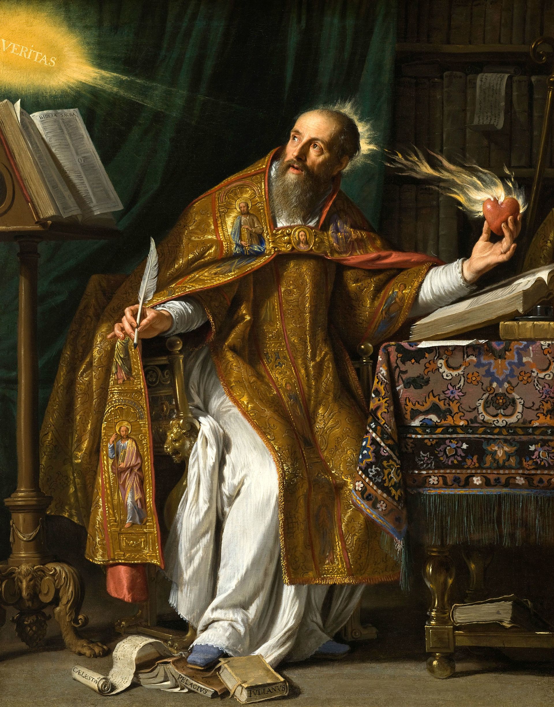 Historical portrait associated with Augustine of Hippo