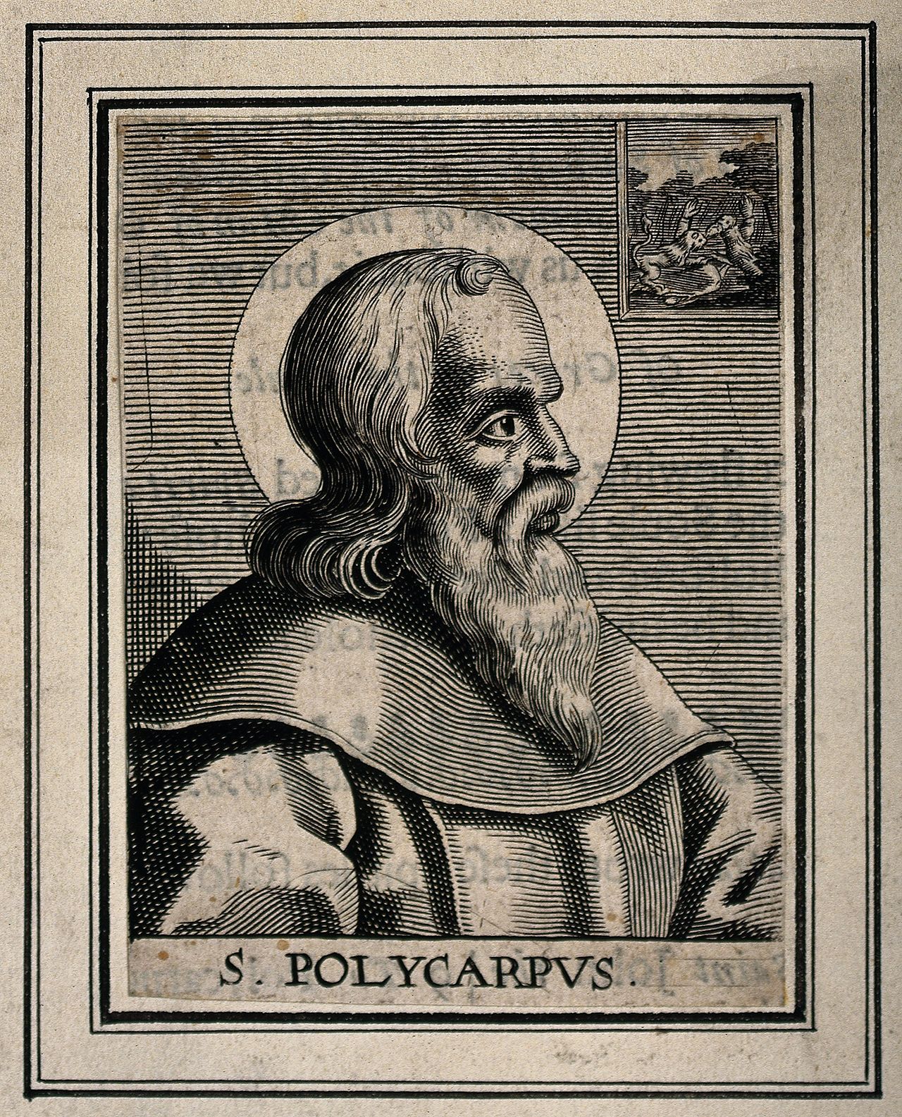 Retrato historico asociado con Polycarp of Smyrna