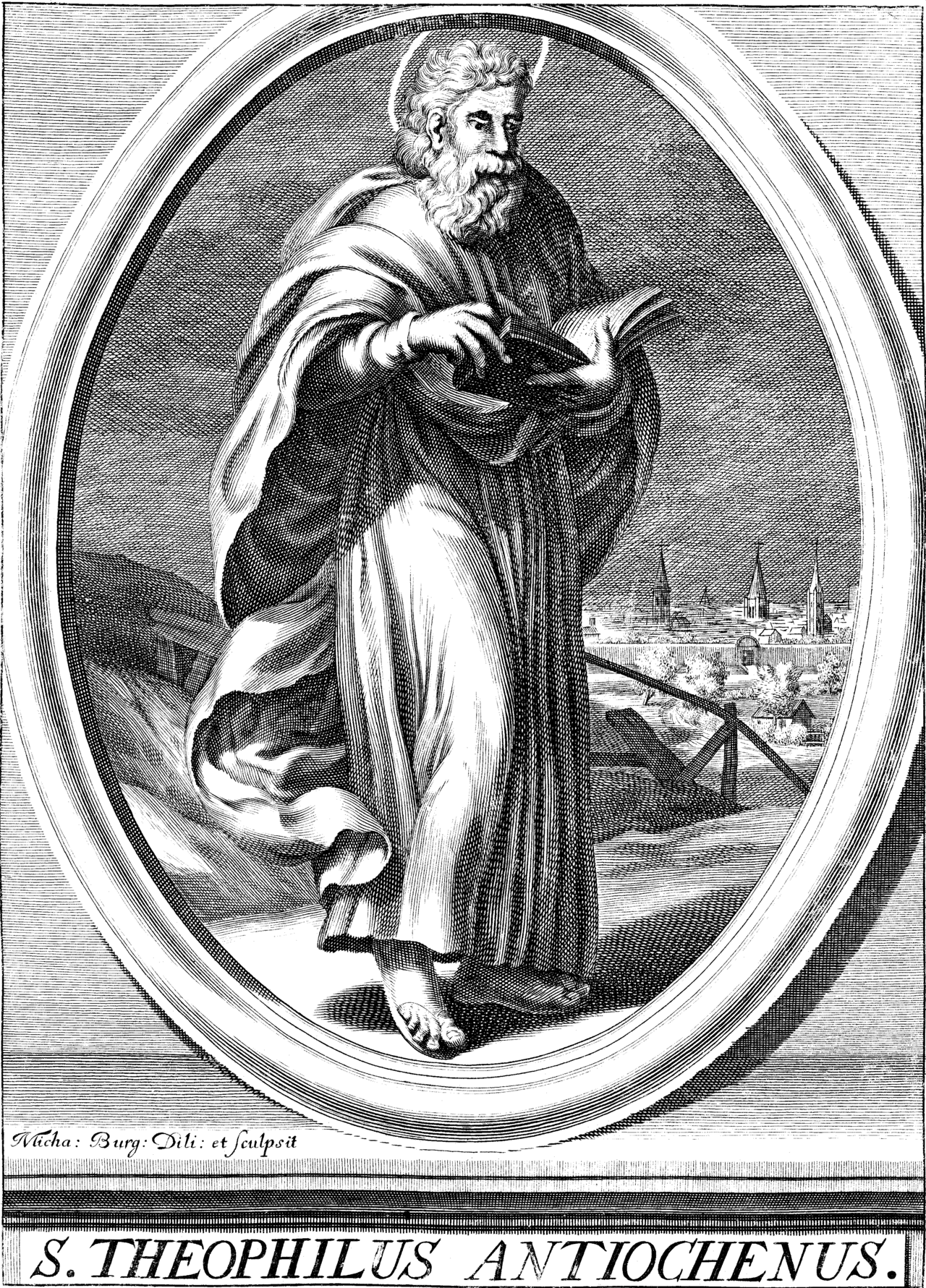 Potret historis yang dikaitkan dengan Theophilus of Antioch